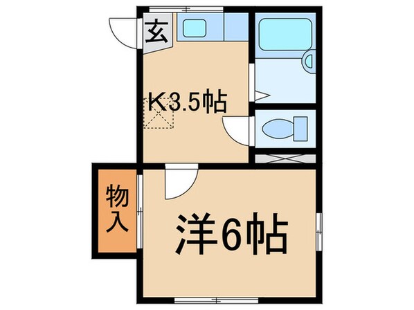 テトラハウスタカラの物件間取画像